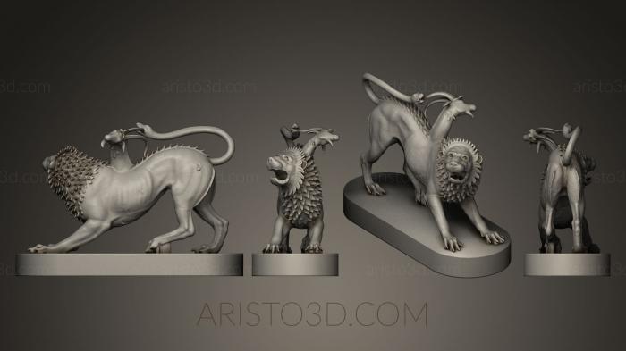 Animal figurines (STKJ_0195) 3D model for CNC machine